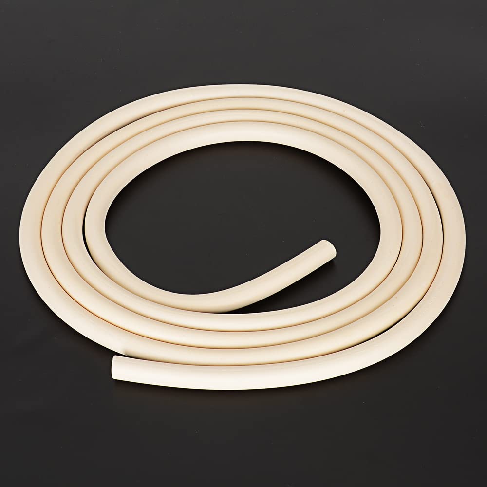 Labasics Tube en Caoutchouc Sous Vide, 12 mm x 8 mm, 1 mètre, Naturel, Adaptable sur Verrerie Labasics, Garantie 1 an