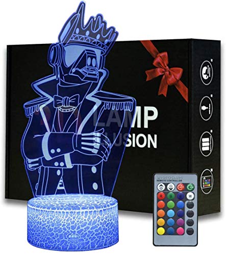 Serie de juegos Battle Royale 3D ilusión noche luz ABS base acrílico tablero con Romete Control hogar y habitación decoración lámpara de mesa - Yond3r Cover