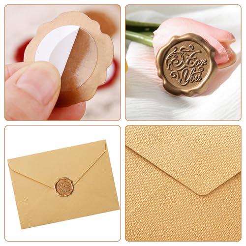 Vintage Briefpapier mit Umschlag Set 36 Stück Briefpapier Vintage Set mit 10 Premium umschläge 16 A5 Briefpapier und 10 Wachssiegel-aufkleber,Liebesbrief Briefpapier Edel huisexinzhi(Gray)