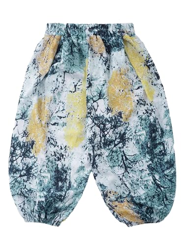 Kids Harem Pants Casual Jogger Sweatpants Loose Elastic Waist Beach Trouser Homewear4