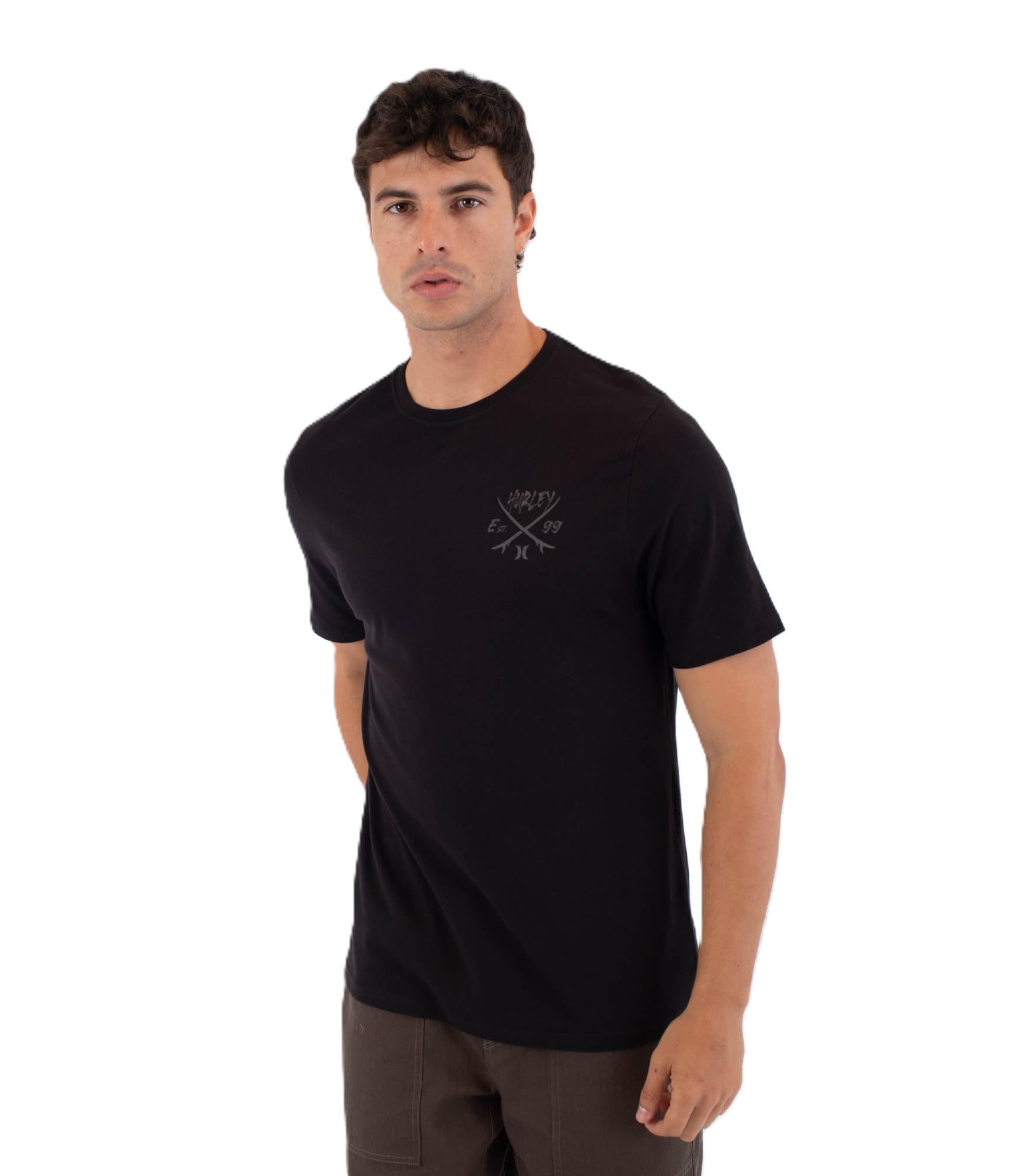 Hurley Evy S/S T-Shirt - Black -  XXL