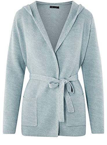Oodji Collection Donna Cardigan con Cappuccio e