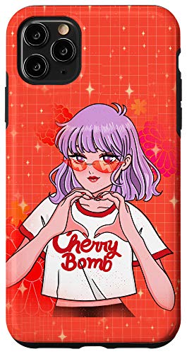 La Ferte Bernard Iphone 11 Pro Max Anime Girl Japanese Aesthetic Manga Girl Vaporwave Kawaii Case From Amazon Daily Mail