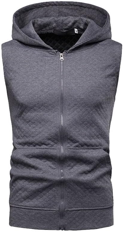 [sweet bell] タンクトップ メンズ ノースリーブ Tシャツ パーカー カットソー フード付き トップス 夏 袖なし 小さ