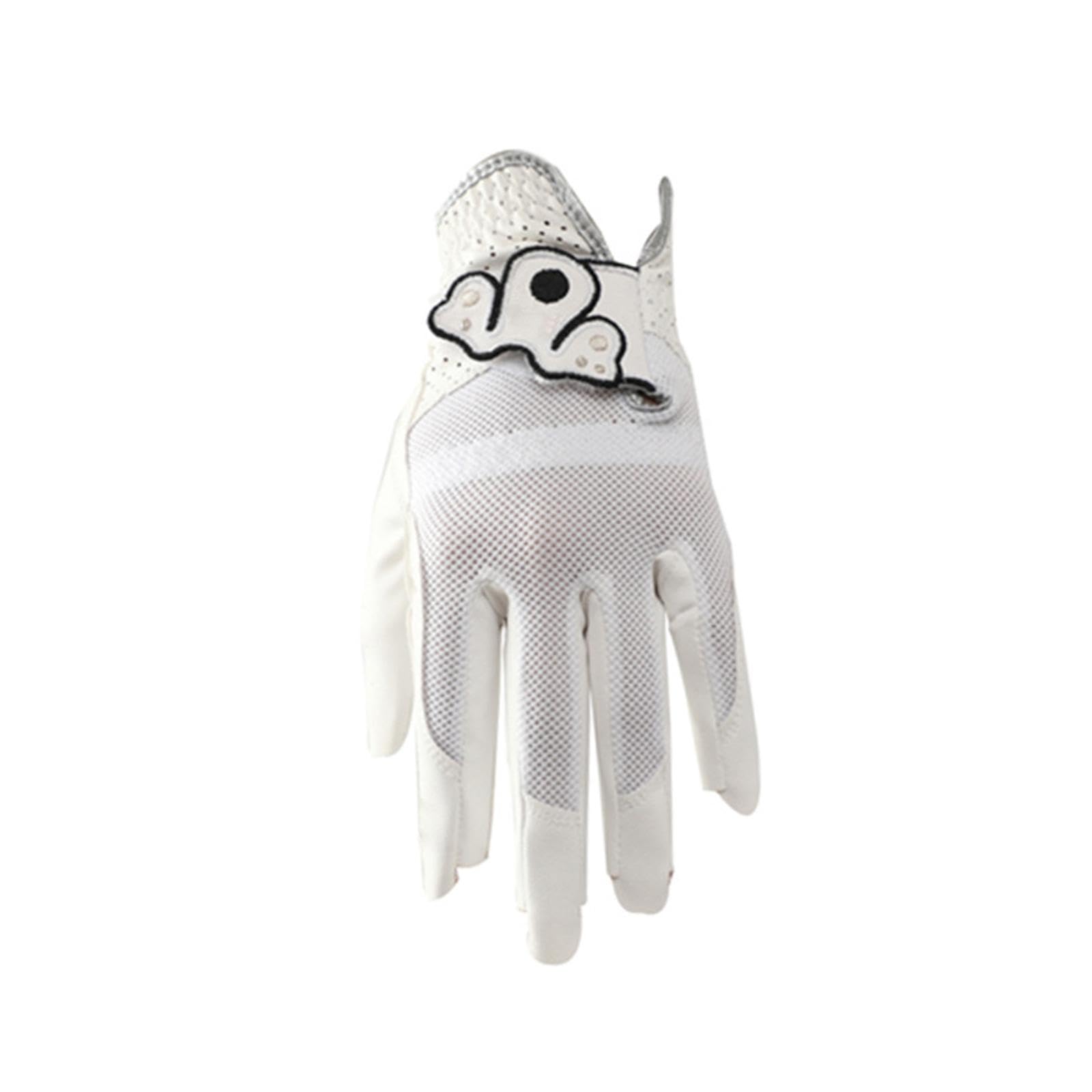 Baoblaze Guanto da Golf, Accessorio da Golf, Sportivo, Comodo, Traspirante, Guanto in Morbida Pelle per La Mano Sinistra, Guanto da Giocatrice da Donna, Colore