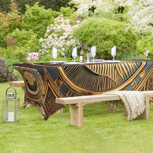 Nappe extensible facile à nettoyer Sun Old pour grande table ovale - 8