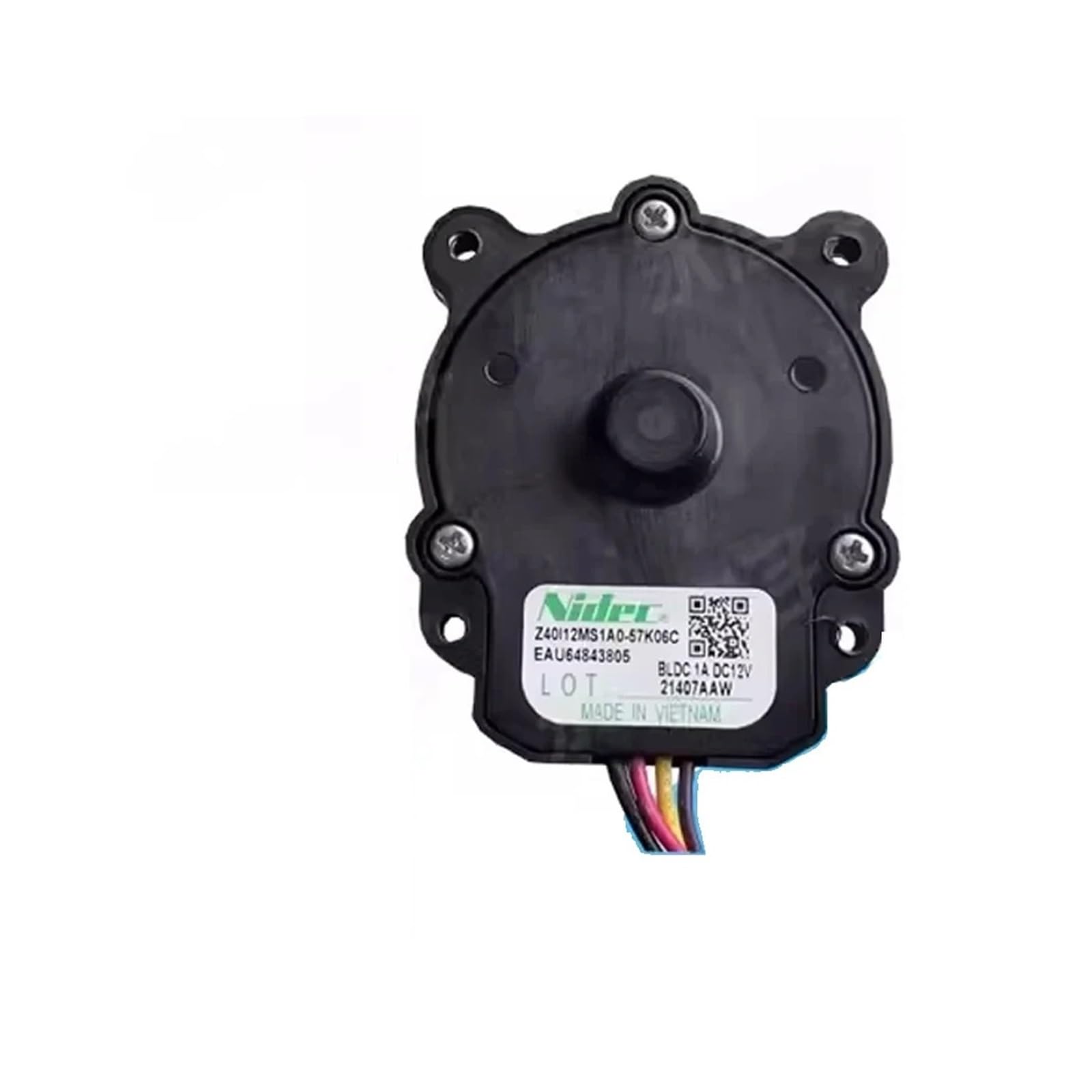 DC-Kühllüftermotor for Kühlschrank, Kühlschrankkühler, Modellnummer Z40I12MS1A0-57K06C DC12V EAU64843805, kompatibel mit LG