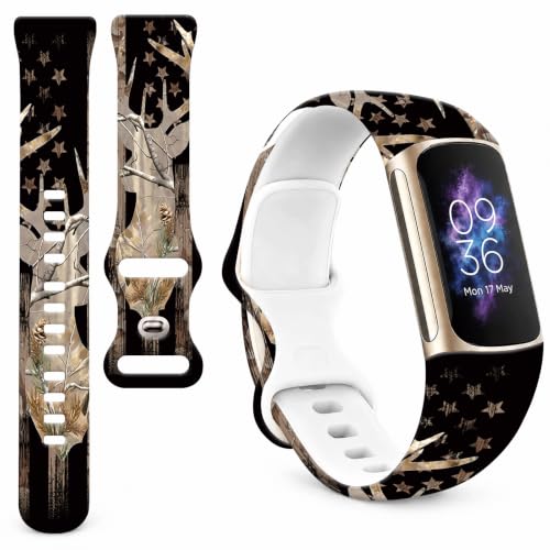 BOSPFJG Fitbit Charge 6/5�p�o���h Maillard & Dopamine ���I�\�t�g�V���R�� �����s�g�p ���ɗD�����X�g���b�v �R�P�b�g�X�^�C���p�^�[�� ���X�g�o���h �j�����p