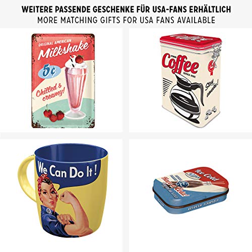 Nostalgic-Art Retro-Style Fridge Magnets, American Diner – Gift Idea For Usa & Diner Fans, Magnet Set For Notice Board, Vintage Design, 9 Pieces #TOP4