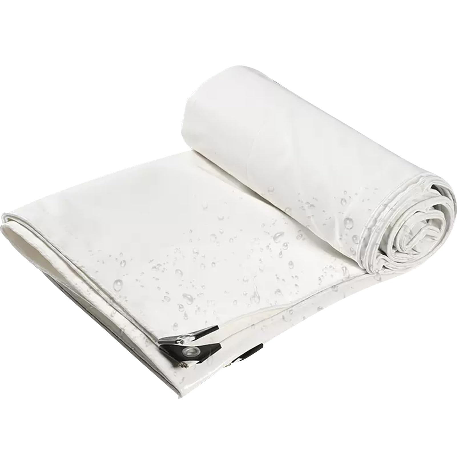 Lona blanca de PVC para campamento y protección de zonas de acampada libre