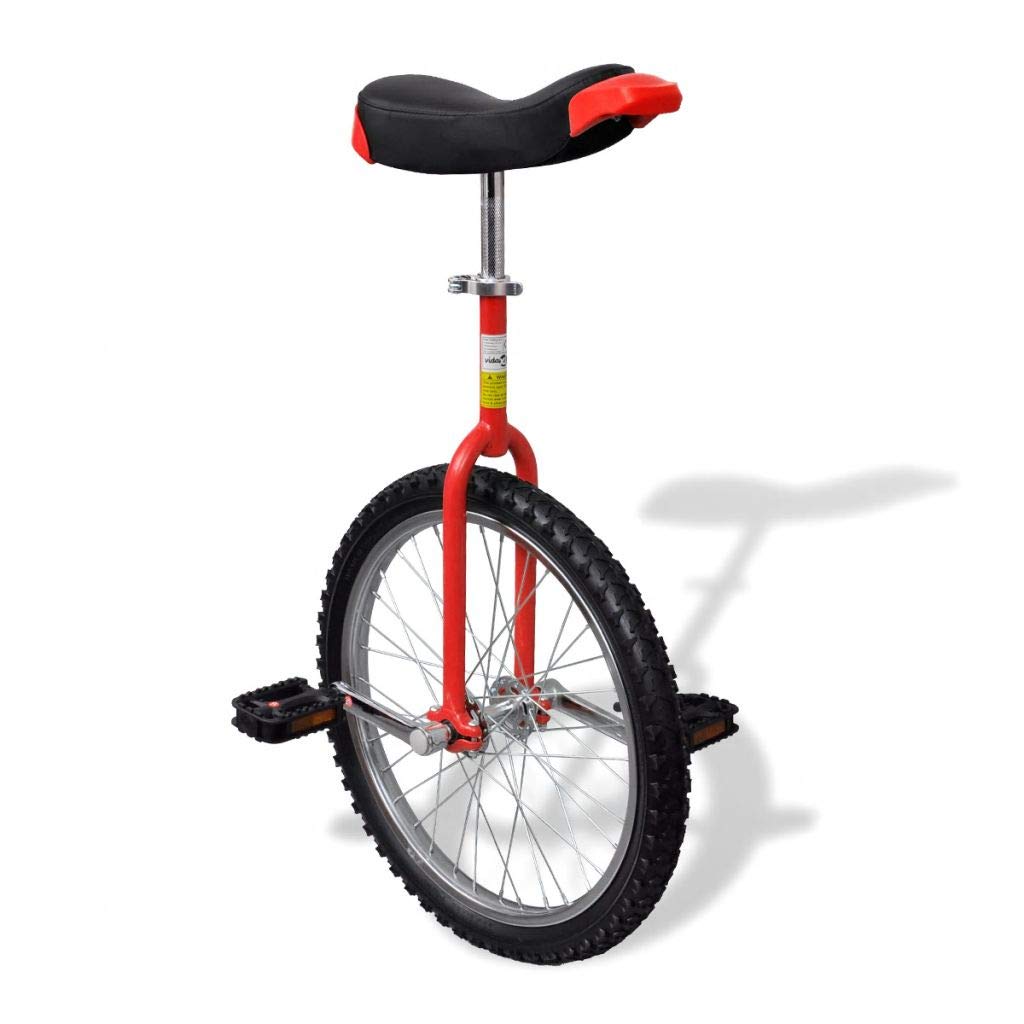 Tidyard Monociclo Adulti Regolabile Rosso 16/20 Pollici