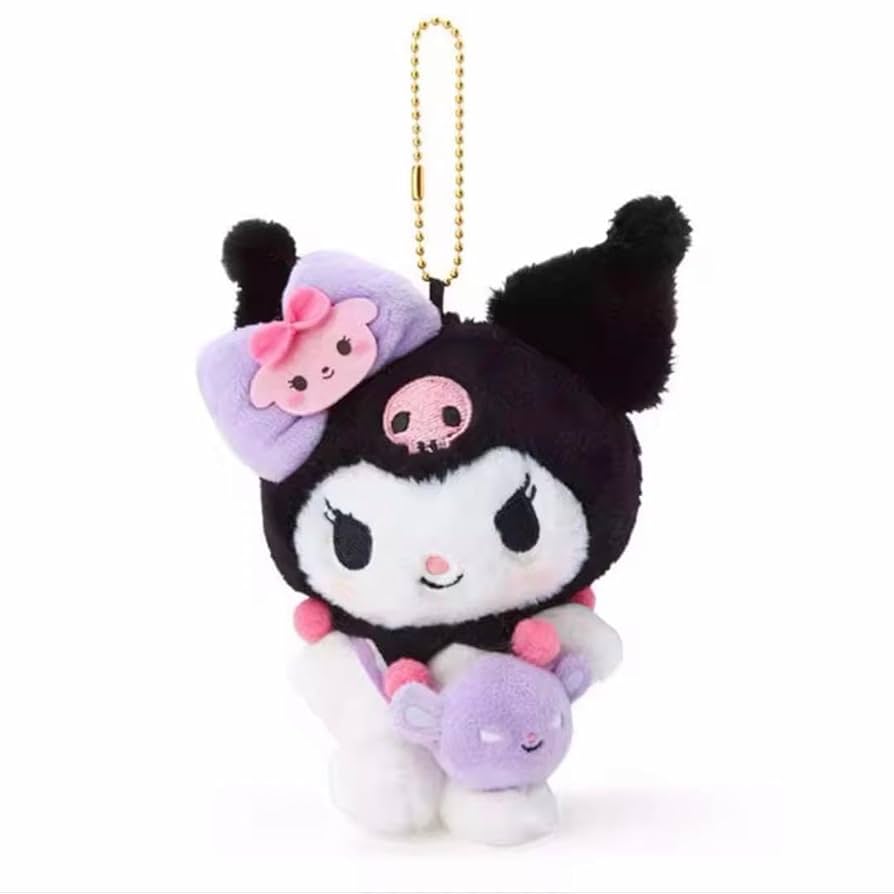 ファイターズ　日本ハム　クロミ　ぬいぐるみ キーホルダー サンリオ(SANRIO) マスコットホルダー(なつかしプロフィール帳