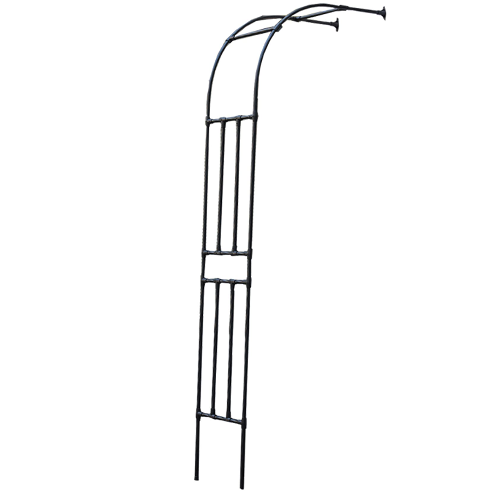 Pesi semi-lle da giardino in metallo per piante da esterno, pali da giardino resistenti per decorazione cerimoniale, perfetti per cortile e prato
