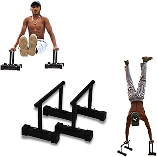 FIRE FITNESS home gym equipment paraletes bar for leg flexibility and hand stand power increasing equipment at home like P... Price In India