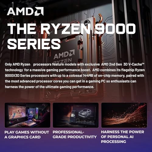 Image of PCONLINE HP OMEN MAX 45L Customized Gaming Tower Desktop, AMD Ryzen 9 9900X3D, GeForce RTX 5090, 32GB-128GB DDR5, 1TB-4TB PCIe M.2 SSD, RGB Light Studio, DP, HDMI, Wi-Fi 7, Windows 11 Home, Black