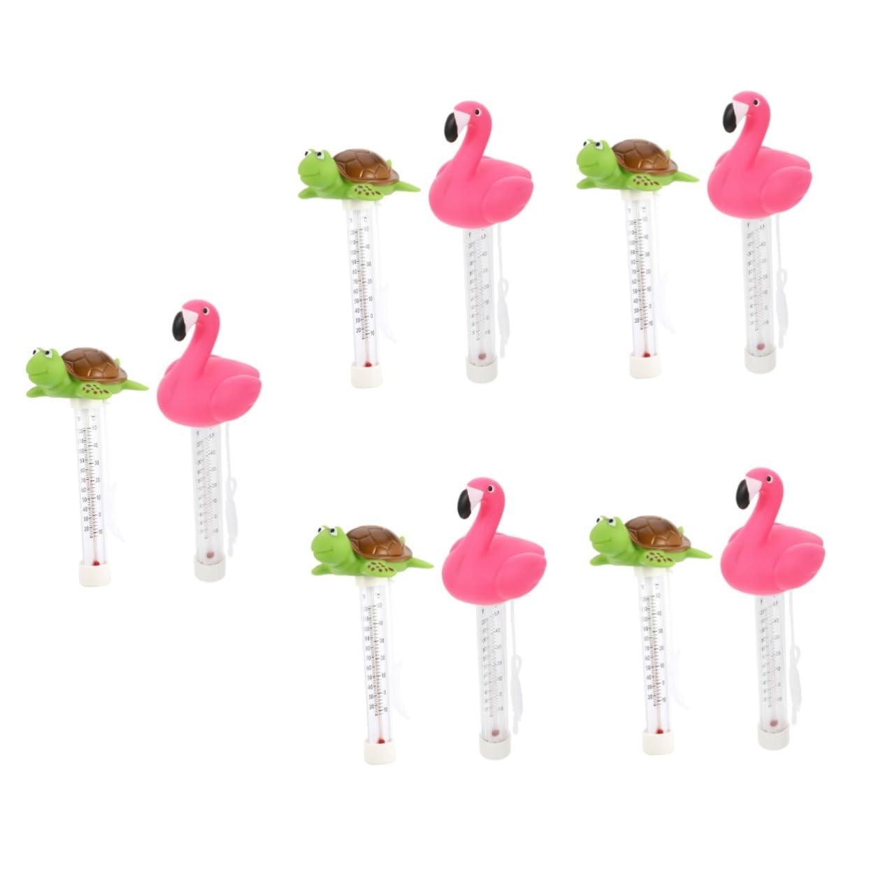 BESTonZON 5 Ensembles Thermomètre Flottant De Outil De Mesure De Température De Eau Pour Spas Lecture Facile Échelle Claire 2 Pièces * 5