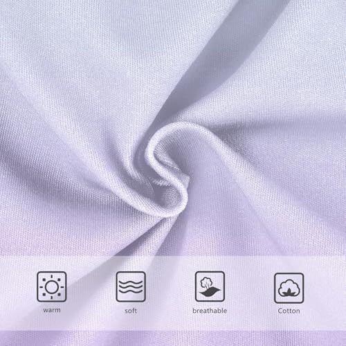 Joisal Cotton Toddlers Underwear Floral Ombre Blue Mauve Gradient Panties Little Girl Pattern Briefs Kids Undies 2t3