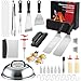 Griddle Accessories Kit,Upgrade 42pcs Flat Top Grill Accessories Set for Blackstone and Camp Chef,Spatula,Scraper,Griddle Cleaning Kit Carry Bag for Hibachi Grill, Men Outdoor BBQ with Meat Injector Griddle Accessories Kit,Upgrade 42pcs Flat Top Grill Accessories Set for Blackstone and Camp Chef,Spatula,Scraper,Griddle Cleaning Kit Carry Bag for Hibachi Grill, Men Outdoor BBQ with Meat Injector