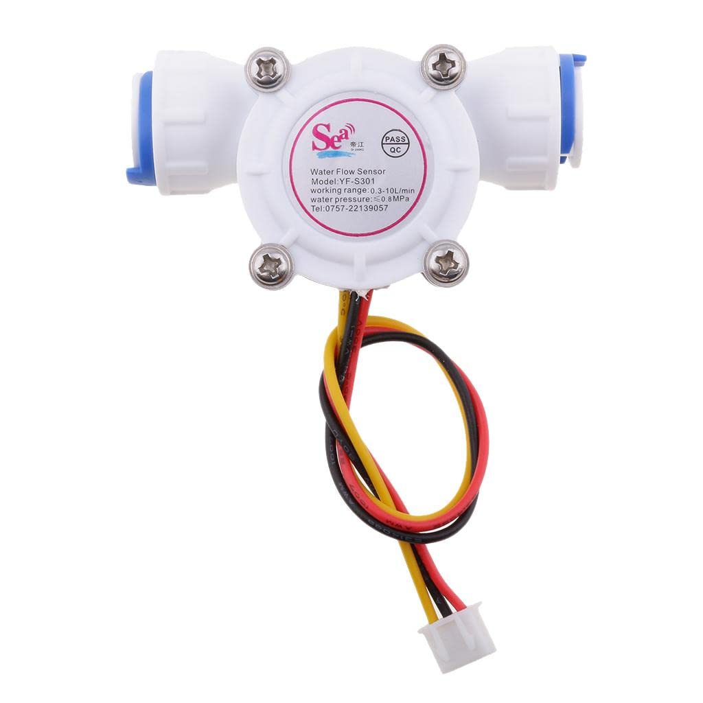 3/8" Water Flow Sensor Flowmeter Hall Flow Sensor Water Control 0.3-10L/min-image-21