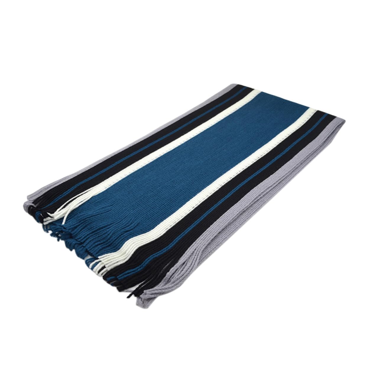 TOVINANNA Warm Men's Neck Scarf Fashionable Striped Shawl Soft Cashmere-like Material for Dad Boyfriend