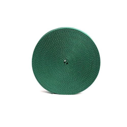 Rock-N-Rescue Professional Grade Nylon Tubular Webbing - Heavy-Duty 1-inch, Rescue Equipment for Mountaineering Rappelling Arborist Safety Gear, Firefighting and Rescue Gear - 25 Feet, Green
