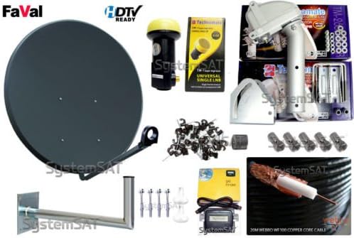 Systemsat 80cm TECHNOMATE DISH PACK 400 MOUNT CABLE MOTOR 0.1 LNB (Mid)