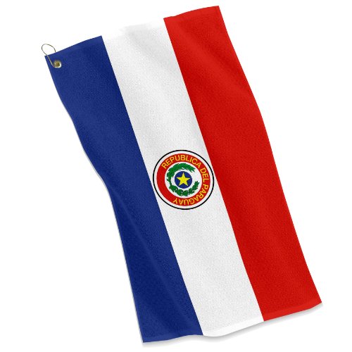 ExpressItBest Golf/Sports Towel - Flag of Paraguay - Paraguayan