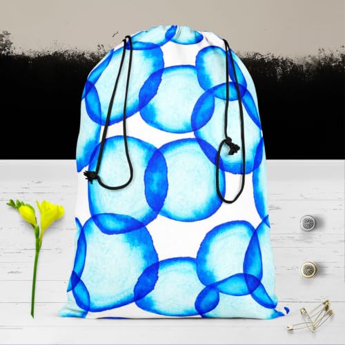Image of ArtzFolio Soap Bubbles D2 | Reusable Sack Bag | Bag for Gym, Storage, Vegetable & Travel