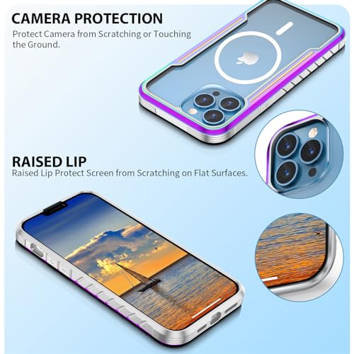 Coque iPhone 15 Pro Max cadre métal durable antichoc TPU arrière PC - 5