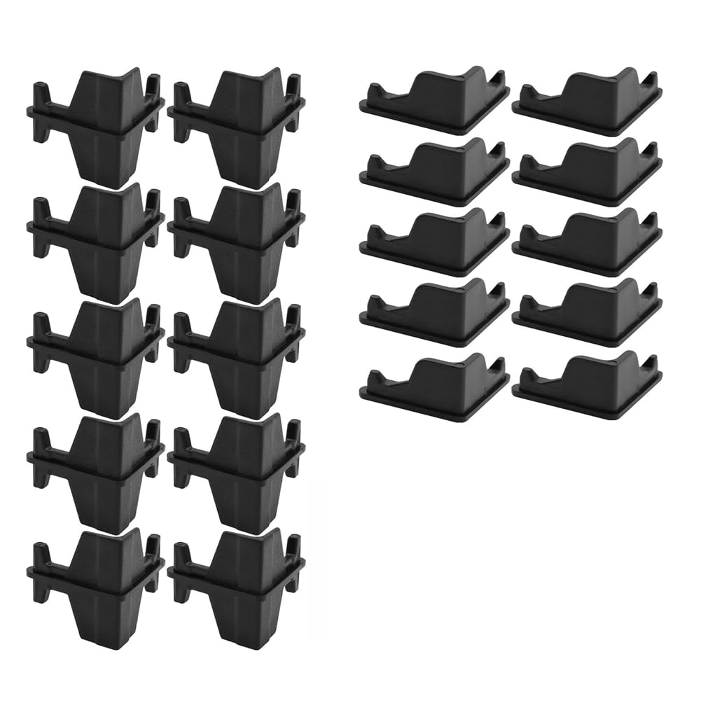 qimoi 20PCS Post Inserts Connectors for Shelf Heavy Duty Shelving Unit PP Plastic, Injection Molded Sturdy & Strong Support