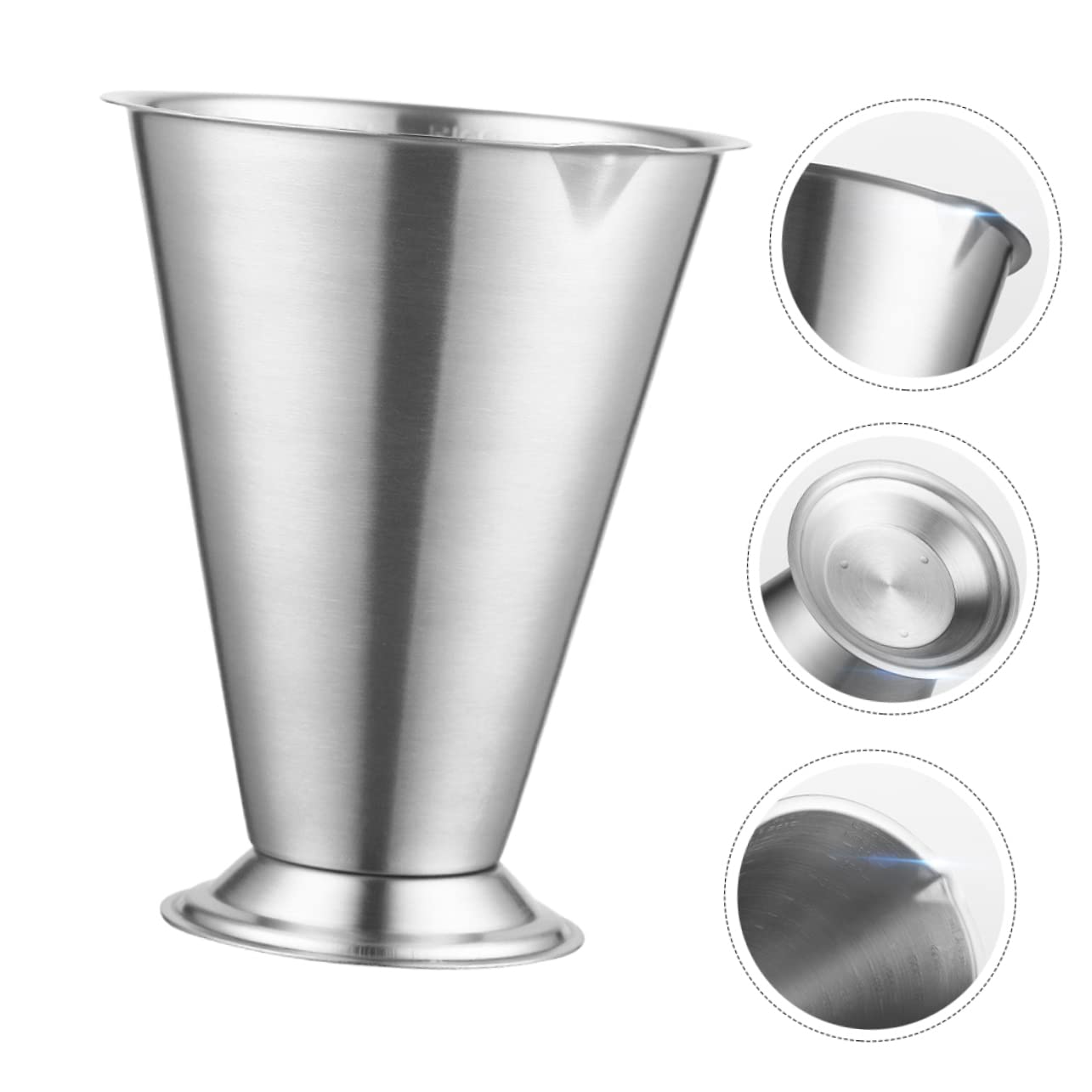 VALICLUD Taza Medidora Inoxidable 500Ml Taza Medidora Herramienta de Medición Multiusos para Cocinar y Hornear para Polvo y