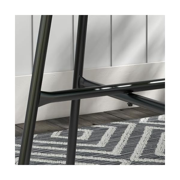 Outsunny Beistelltisch PE-Rattan mit Glasplatte Grau