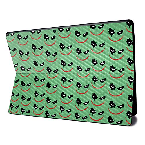 Image of MightySkins Carbon Fiber Skin for Microsoft Surface Pro X - Why So Serious | Textured Carbon Fiber Finish | Easy to Apply, Remove, and Change Styles | Made in The USA