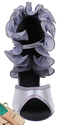 Very Fine Women's Ballroom Dance Shoes Tango Wedding Salsa Shoes Sera7013EB Comfortable Dance Shoes 2.5"[Bundle of 5]3