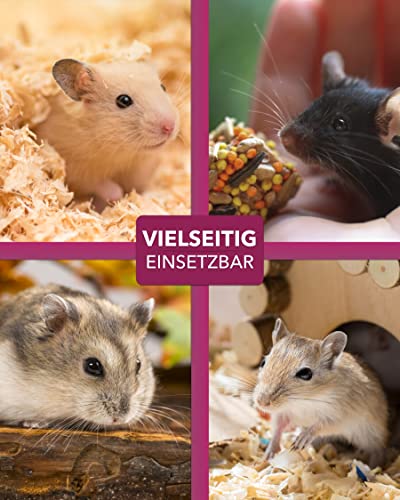 Hamsterkäfig Petgard für Mäuse und Hamster mit Glaswanne
