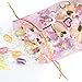 100PCS Heart Printed Organza Bags Gift Jewelry Candy Bags for Wedding Valentine's Day Mother's Day Party Christmas 5x7Inch