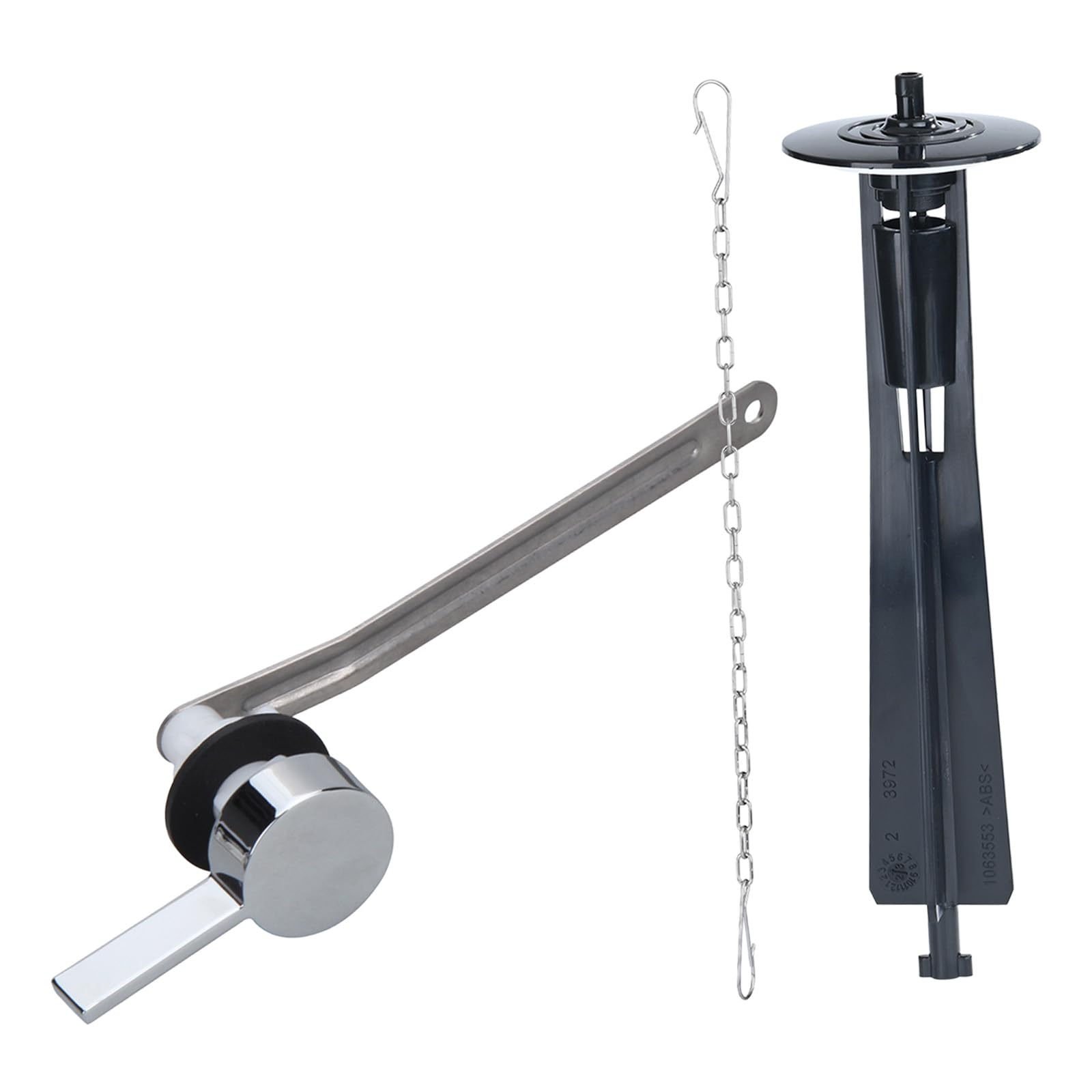 Toilet Tanks Drain Adapter Replacement Rod with Handle Easyly Install Toilet Flush Adapter Rod for Enhances Water Efficiency Flush