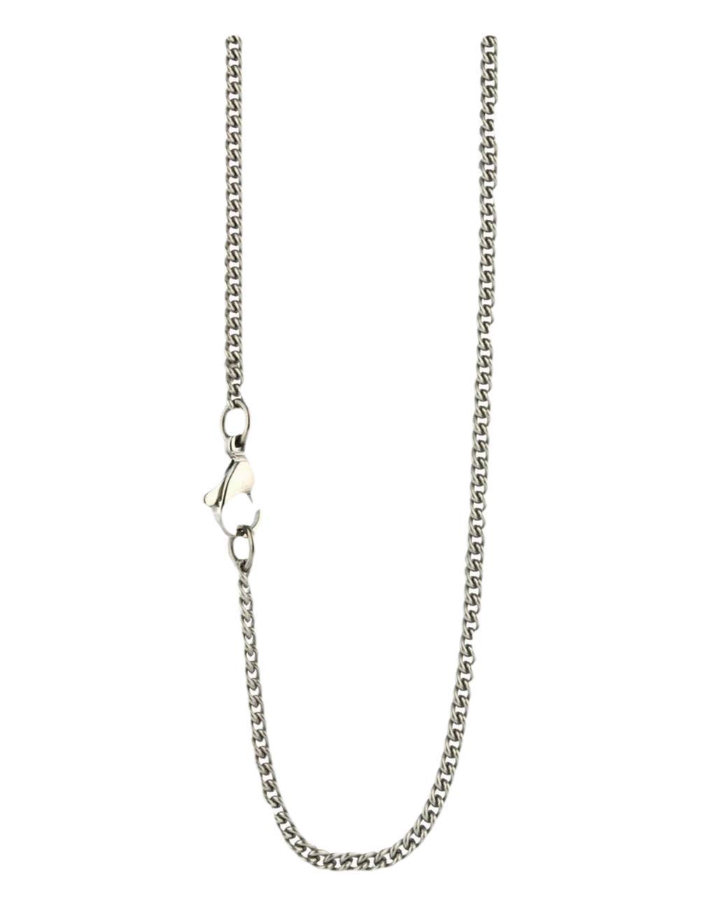 Ti2 Titanium Silver Extra Fine Curb Chain