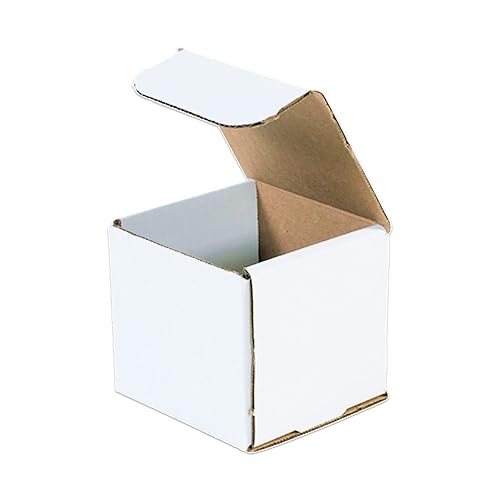AVIDITI Cajas de envío pequeñas (paquete de 50) de 4 x 4 x 4 pulgadas, cajas de cartón corrugado resistentes para embalaje, correo, embalaje,