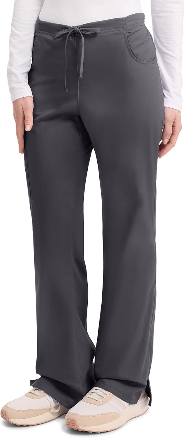 Dickies Scrubs for Women - Flare Leg Cargo Scrub Pants with Drawstring Waist & 6 Pockets, Medical Uniform - 86206 - Image 4