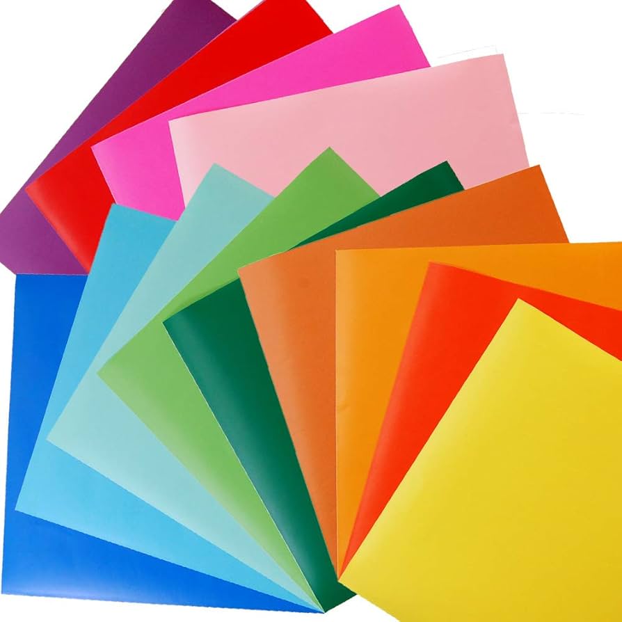 団扇屋さん 団扇素材 カッティングシート 蛍光シート 30×30cm 1