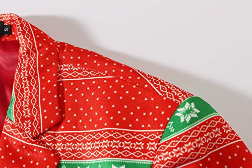 SSLR Men's Xmas Funny Ugly Christmas Blazer Jacket4