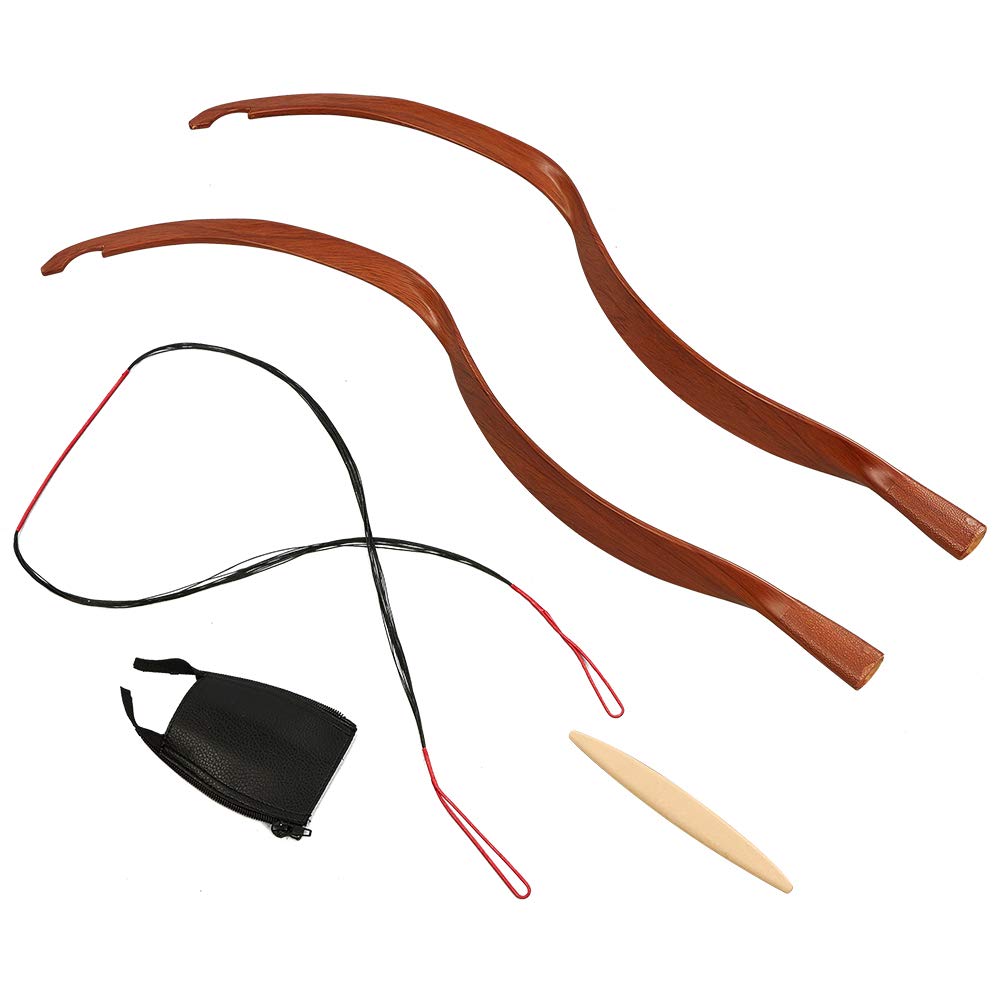 Toparchery Traditioneller handgefertigter Langbogen für Anfänger – 25 lbs Zuggewicht, 47 Zoll, zerlegbar – Ideal für Bogenschießen Einsteiger & Training