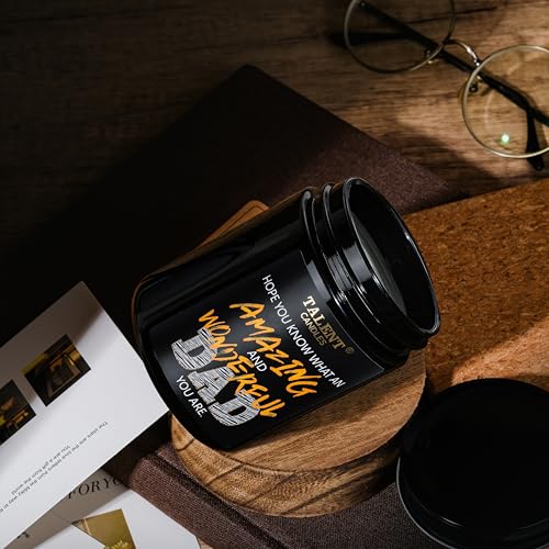 Scented-Candle-for-Dad-Fathers-Day-Gifts-Perfect-Home-Decor-Gift-Elegant-Gift-for-Dad-from-Daughter-Son-Kids-84oz-Leather-Saffron-Candle-Jars Scented Candle for Dad Fathers Day Gifts Perfect Home Decor Gift Elegant Gift for Dad from Daughter Son Kids 84oz Leather Saffron Candle Jars