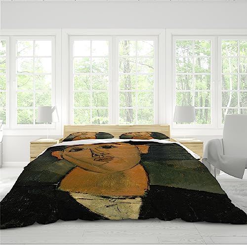 Housse de couette Modigliani microclimat chaud et chic 160x200 cm - 4