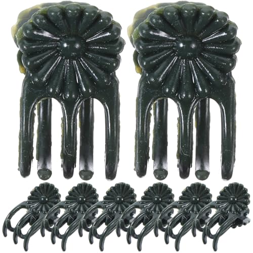 MAGICLULU 100stücke Orchideenklammern Aus Kunststoff Für Gartenpflanzen Pflanzenstützclips Für Orchideenstängel Blumenrankenklammer Für Gartenbedarf Stielklammern Als Unterstützung Für Pflan