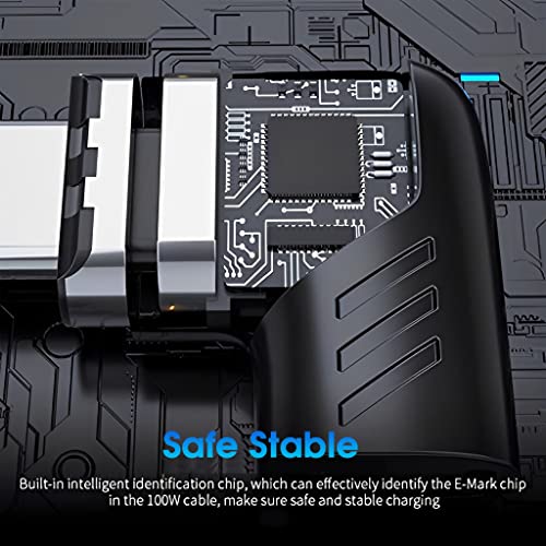 Image of Verilux 2PCS 90 USB C to C OTG Adapter, PD120W, 480Mbps Data Transfer | Right Angle Design, Reduces Cable Bends, for Laptops, Tablets and Smartphones, Zinc Alloy Build, Charging and Data Transfer