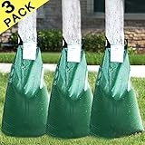 Tree Watering Bag Premium 3 Pack 20 Gallon Watering Bag for Tree Made of Sturdy PVC with Heavy Duty Zipper Slow Releasing Tree Watering Bag Automatic Watering Tree (3)