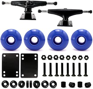 VJ 5.0 Skateboard Trucks (Black), Skateboard Wheels 52mm, Skateboard Bearings, Skateboard Pads, Skateboard Hardware 1