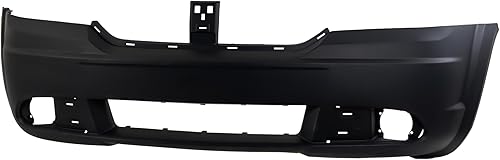 GO-PARTS - Cubierta de parachoques delantero para viaje 2009-2010, imprimada (lista para pintar), sin fascia, sin agujeros para arandela de faros,